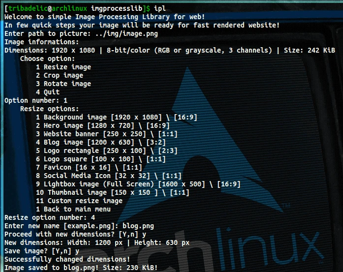 Image Processing Library